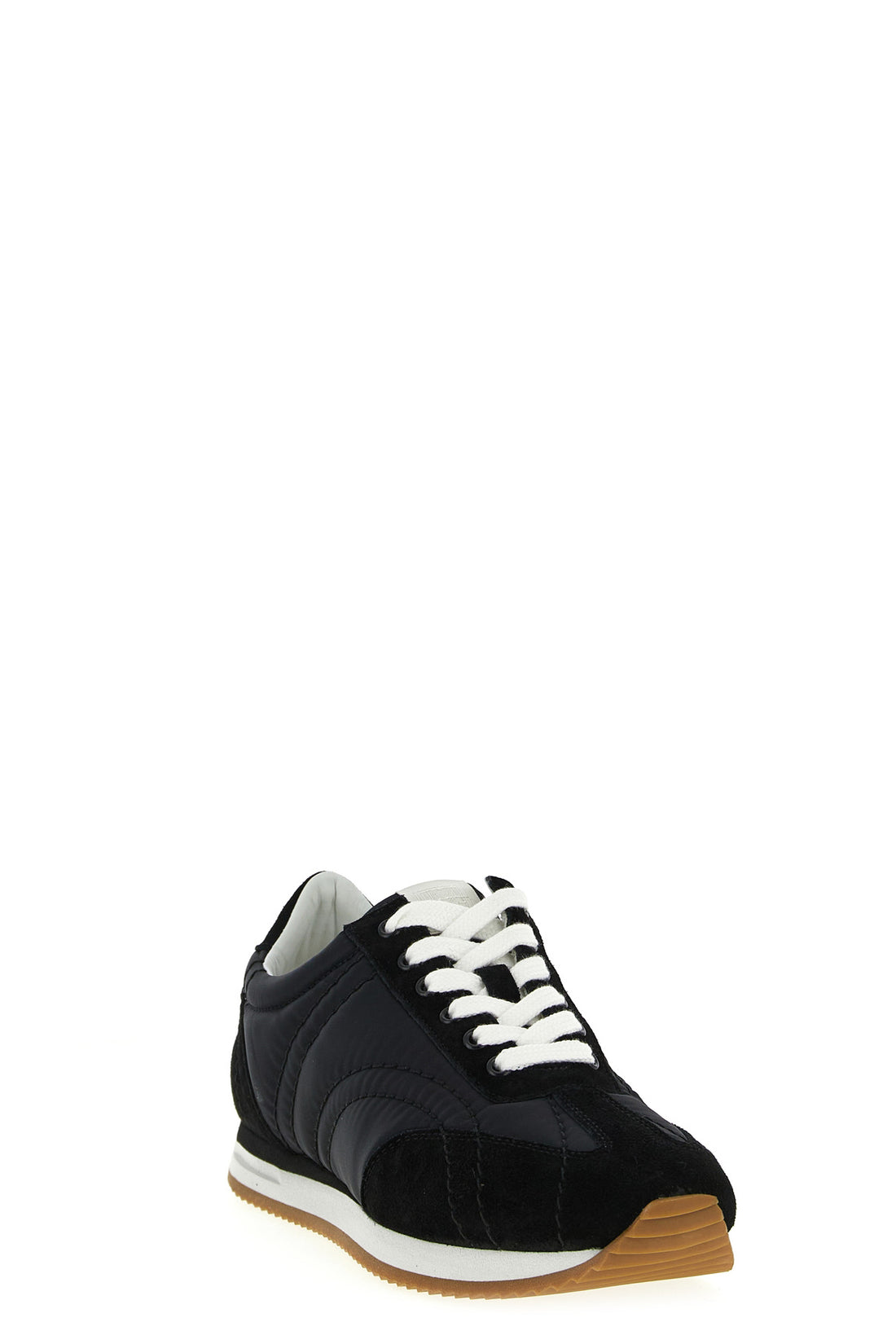 TOTEME 37 sport suede and nylon sneakers