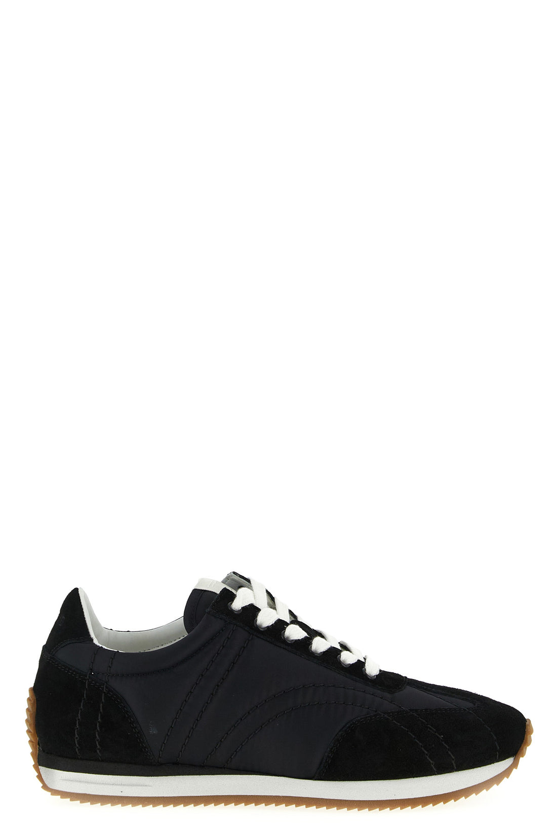 TOTEME 37 sport suede and nylon sneakers