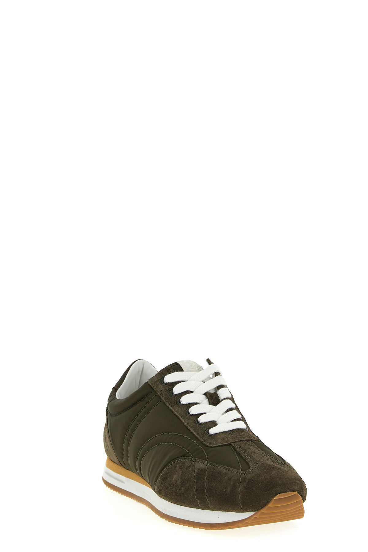 sport suede and nylon sneakers