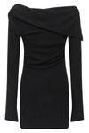 mini dress in virgin wool and cashmere blend