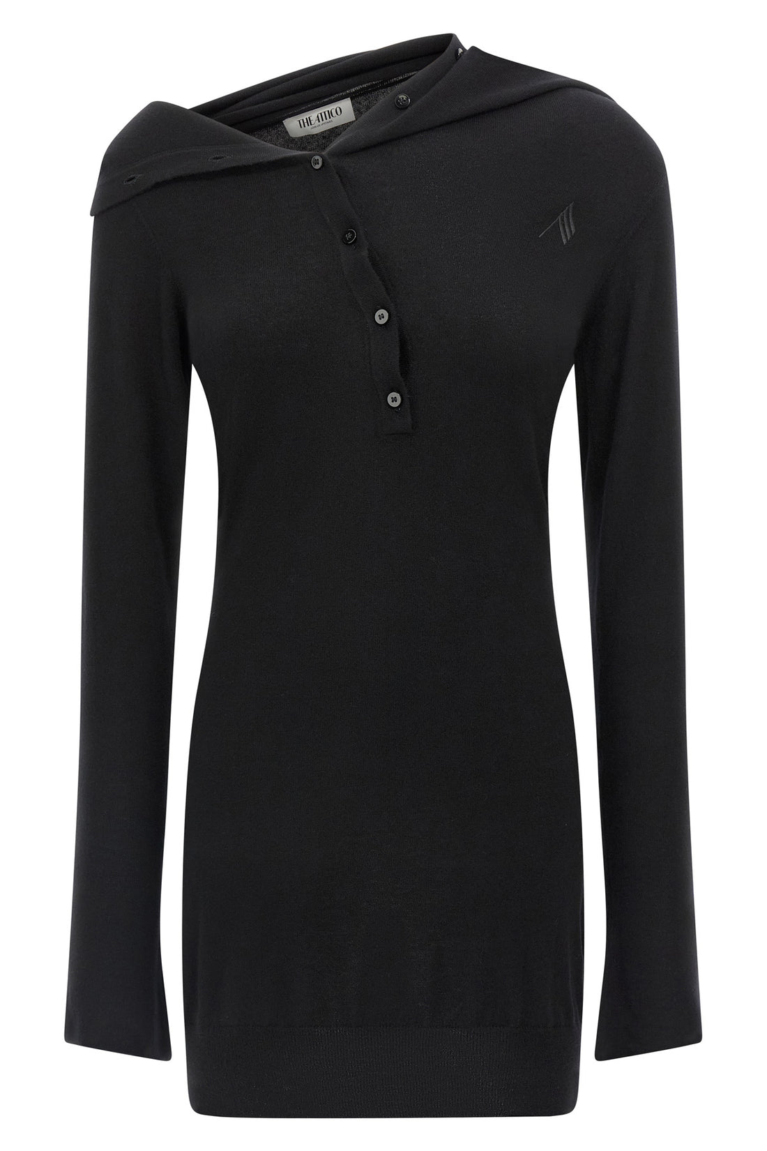 THE ATTICO 42 mini dress in virgin wool and cashmere blend