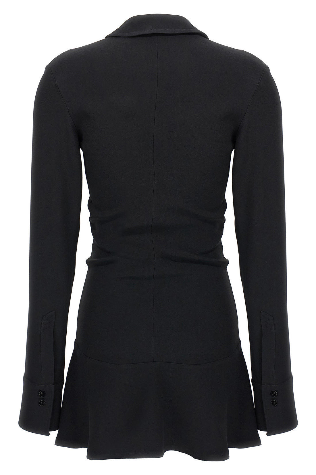 THE ATTICO 38 cady polo shirt mini dress