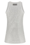 ribbed stretch cotton tank top