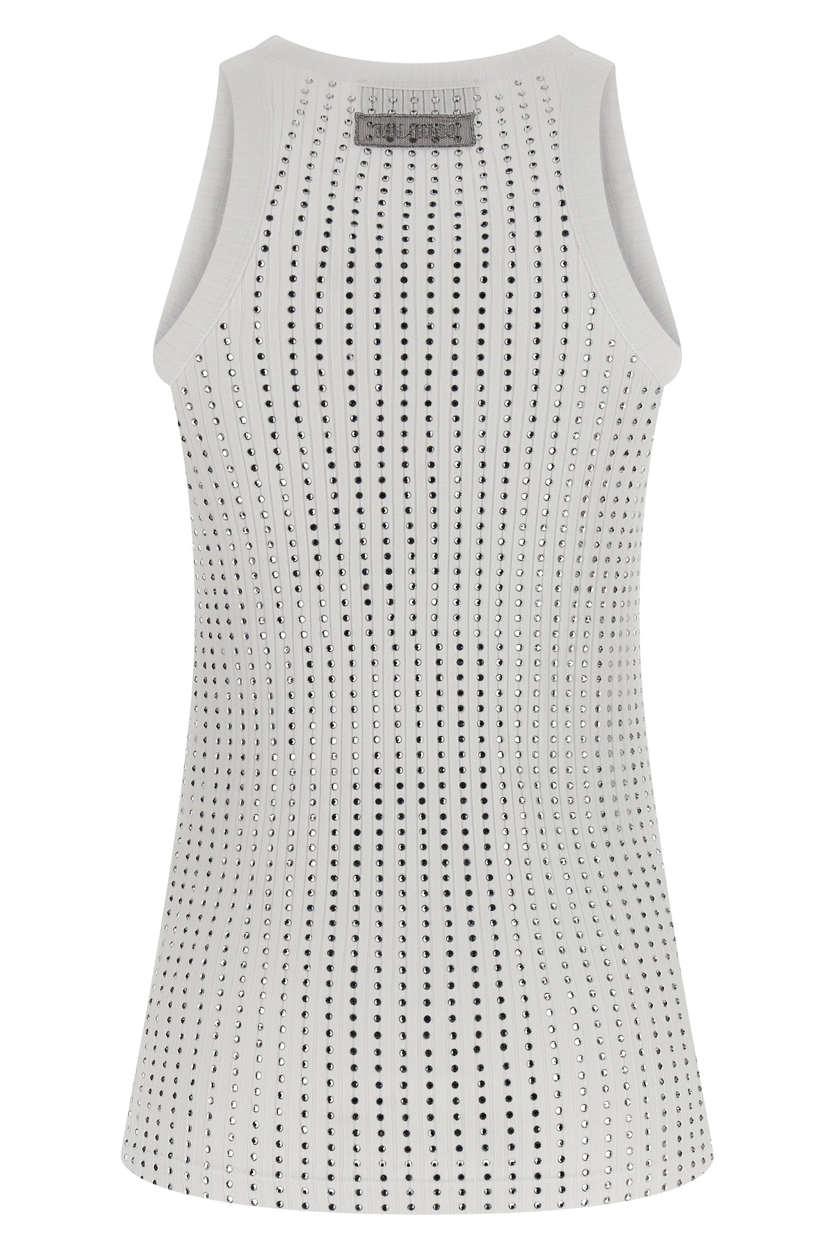 ribbed stretch cotton tank top
