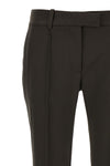 stretch wool gabardine trousers