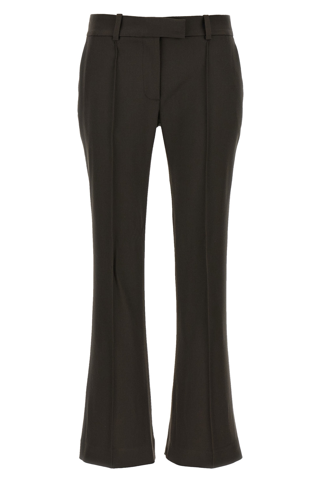 THE ATTICO 38 stretch wool gabardine trousers