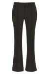 stretch wool gabardine trousers