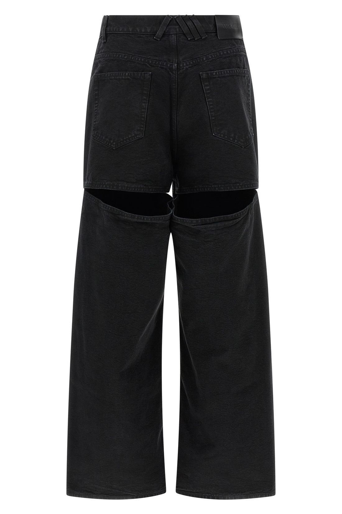 THE ATTICO 26 garment-dyed cotton denim jeans