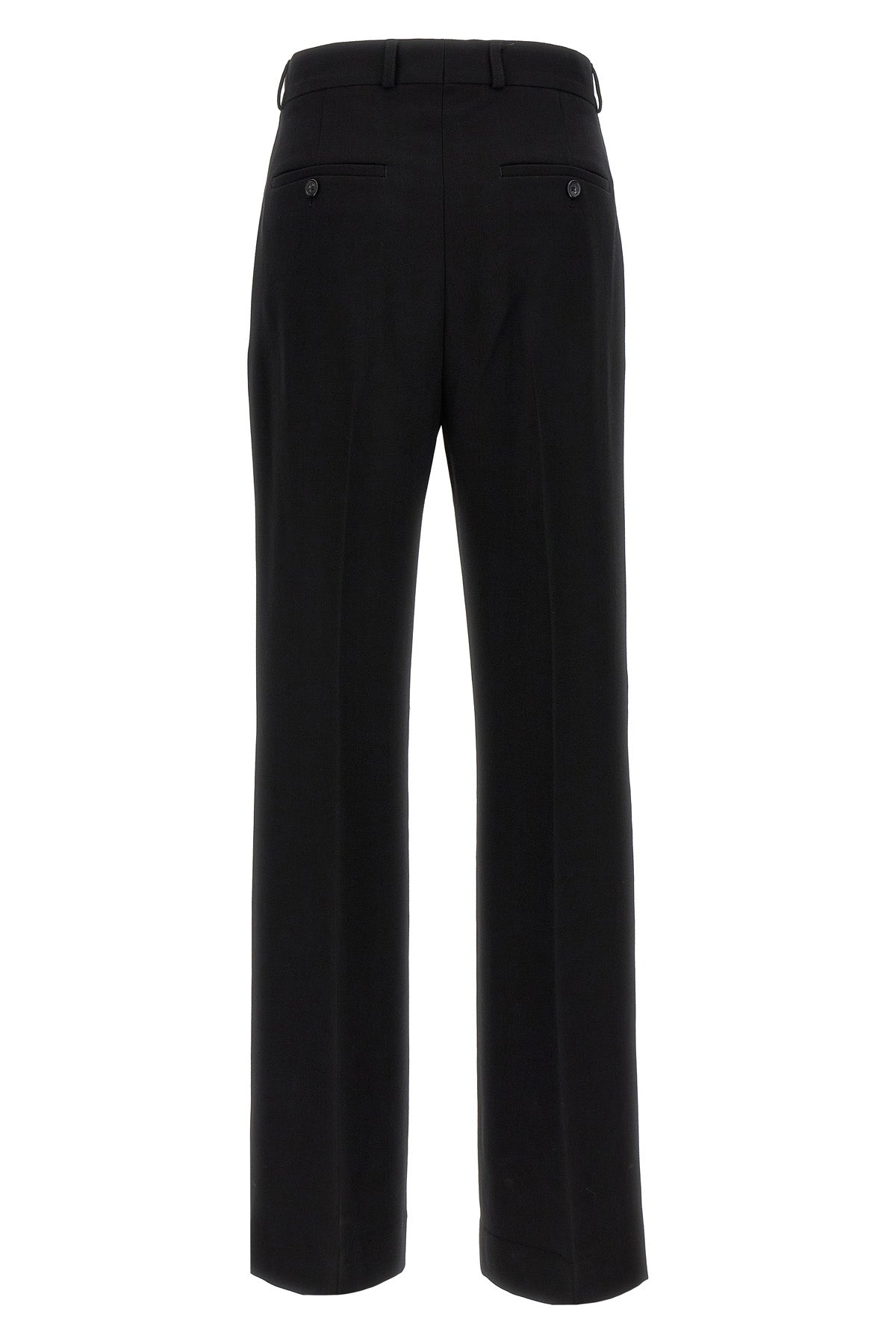 viscose and wool blend trousers
