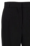 viscose and wool blend trousers