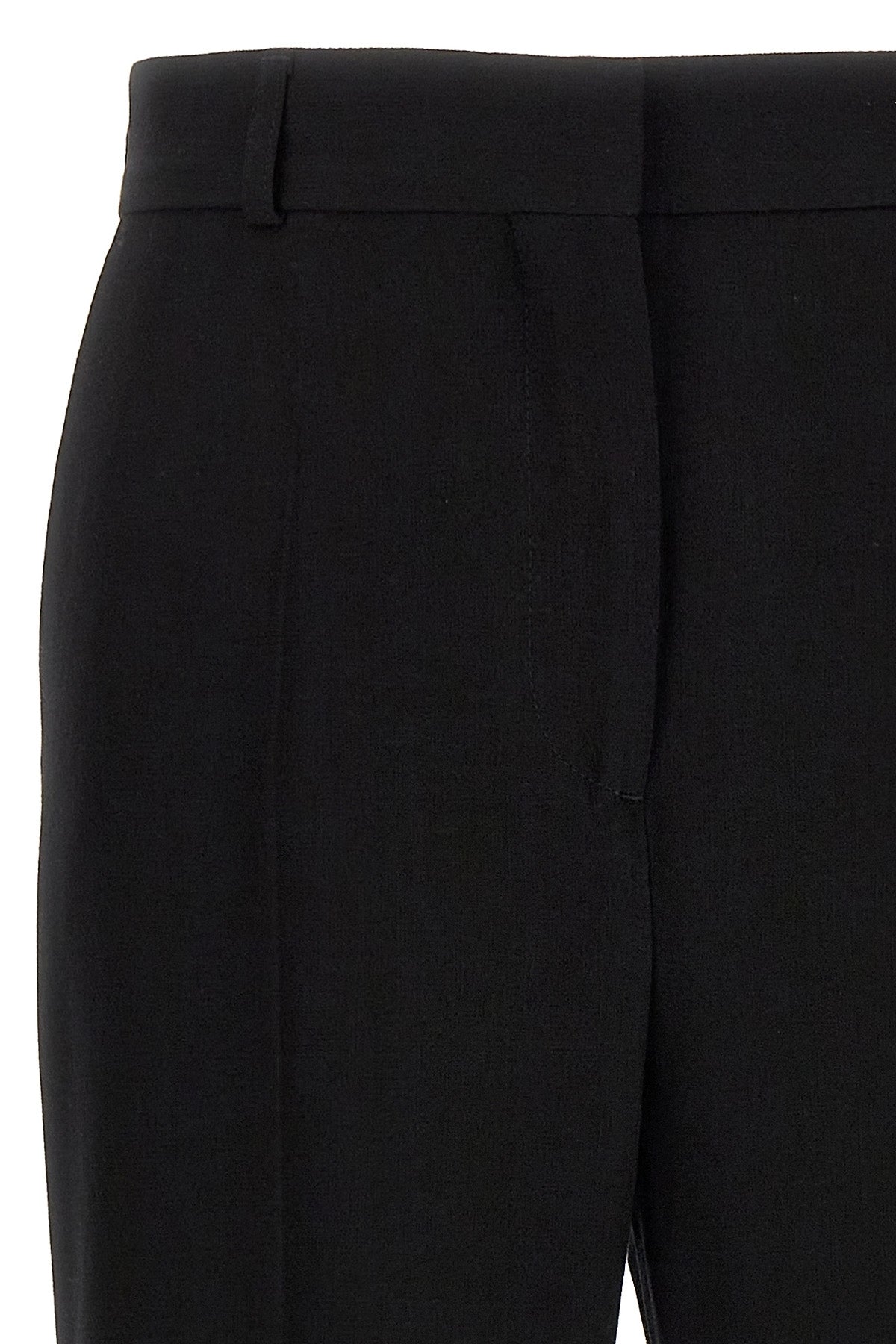 viscose and wool blend trousers