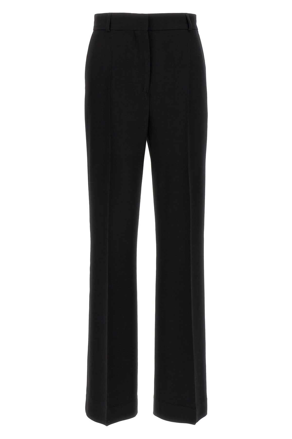 viscose and wool blend trousers