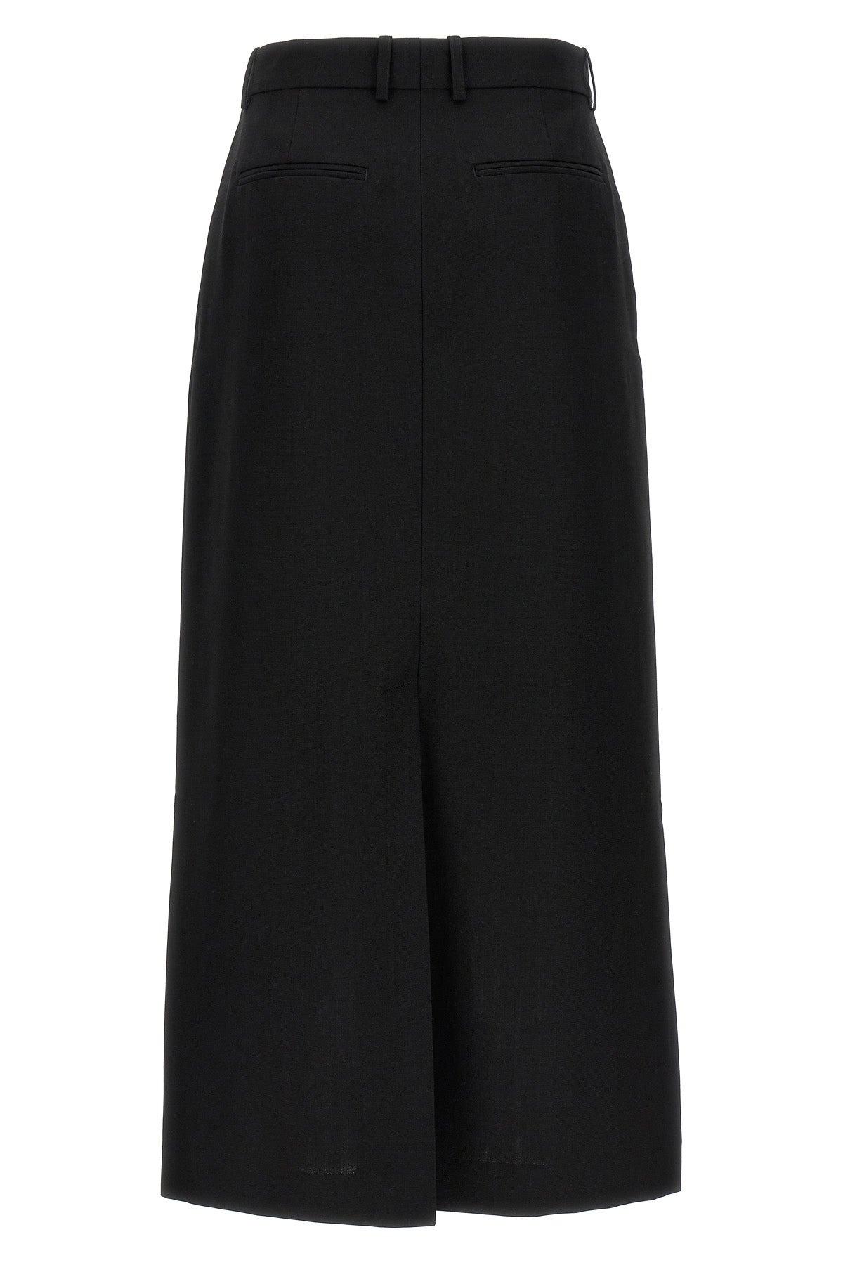 longuette skirt in wool blend