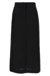 longuette skirt in wool blend