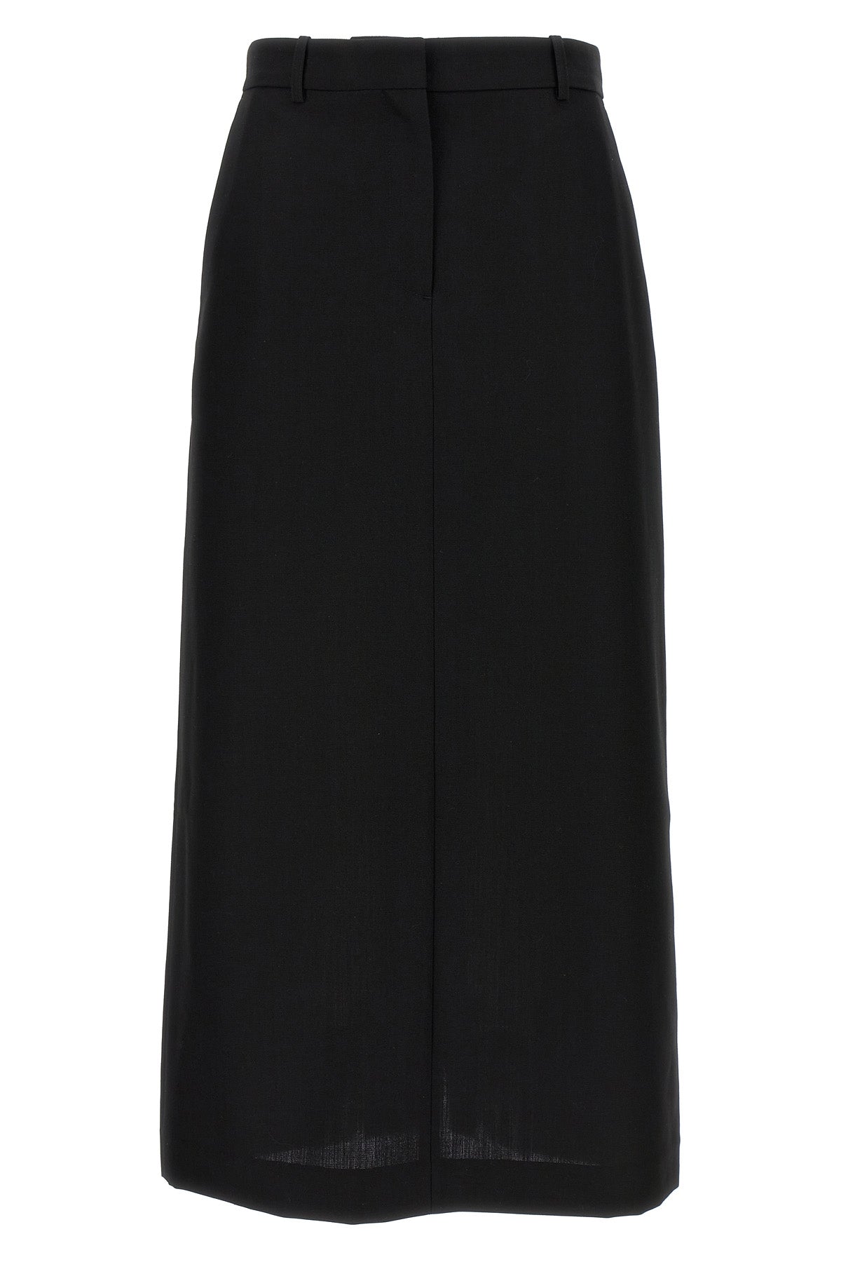 longuette skirt in wool blend