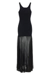 long evening tank viscose dress