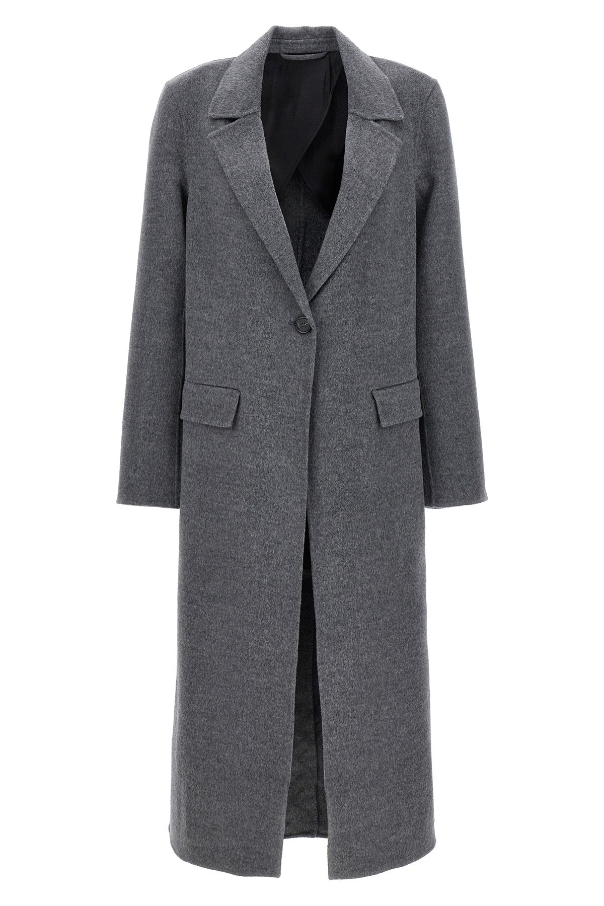 classic doublé unlined wool coat