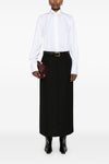 tuxedo shirt in heavy cotton poplin