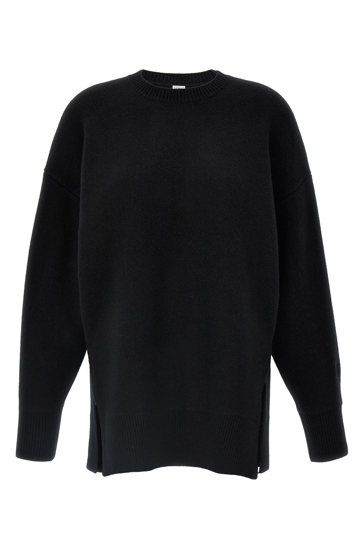 double-knit wool and cashmere blend sweater