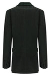 befya double-breasted stonewashed cotton denim blazer