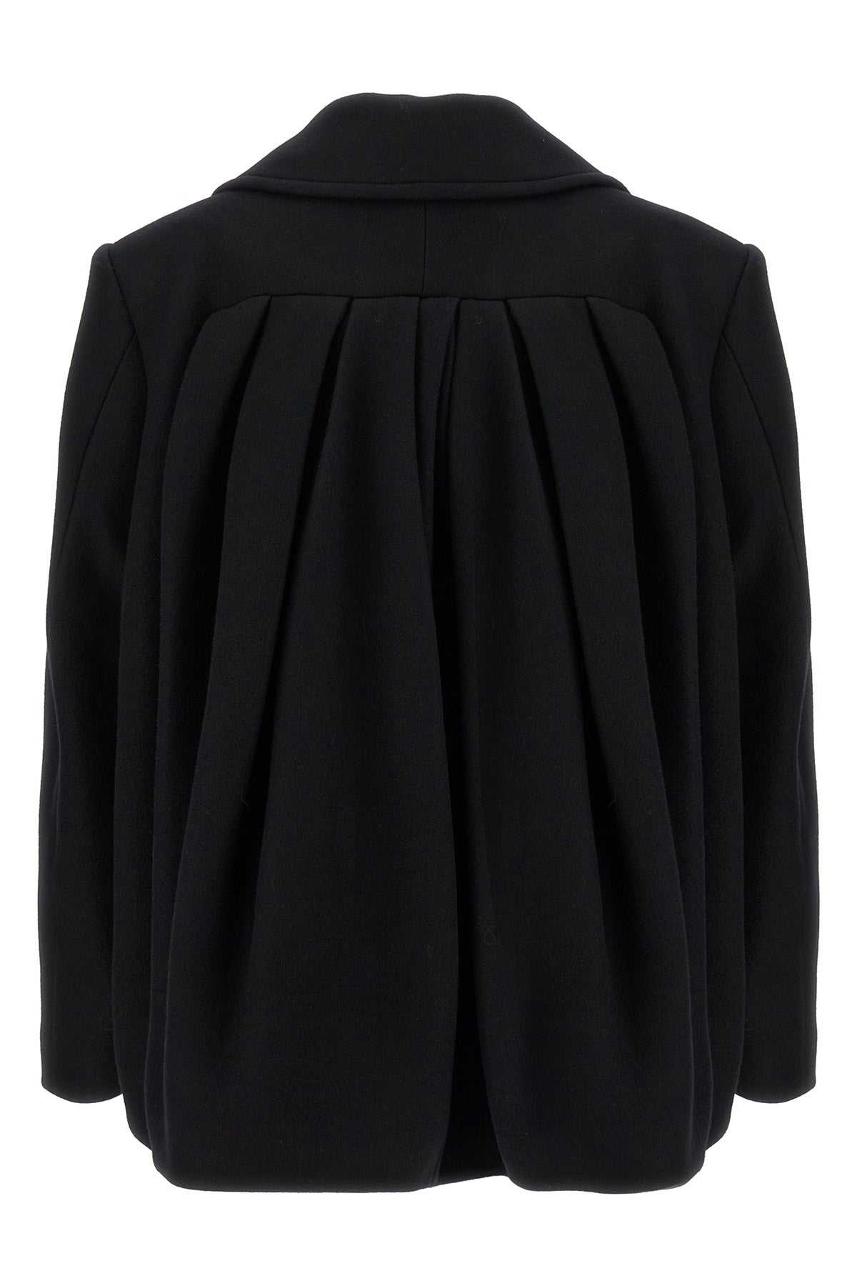 vafel wool blend coat