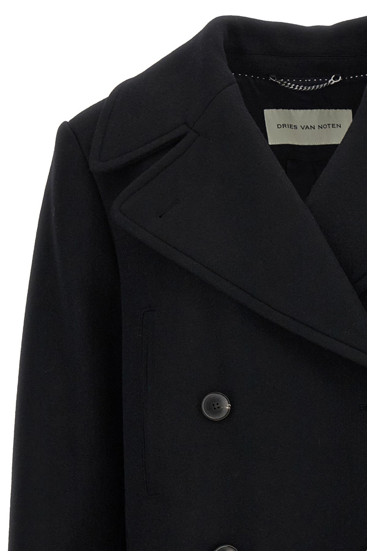 vafel wool blend coat