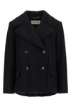 vafel wool blend coat
