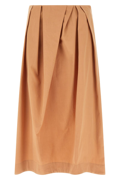 sonista cotton midi skirt