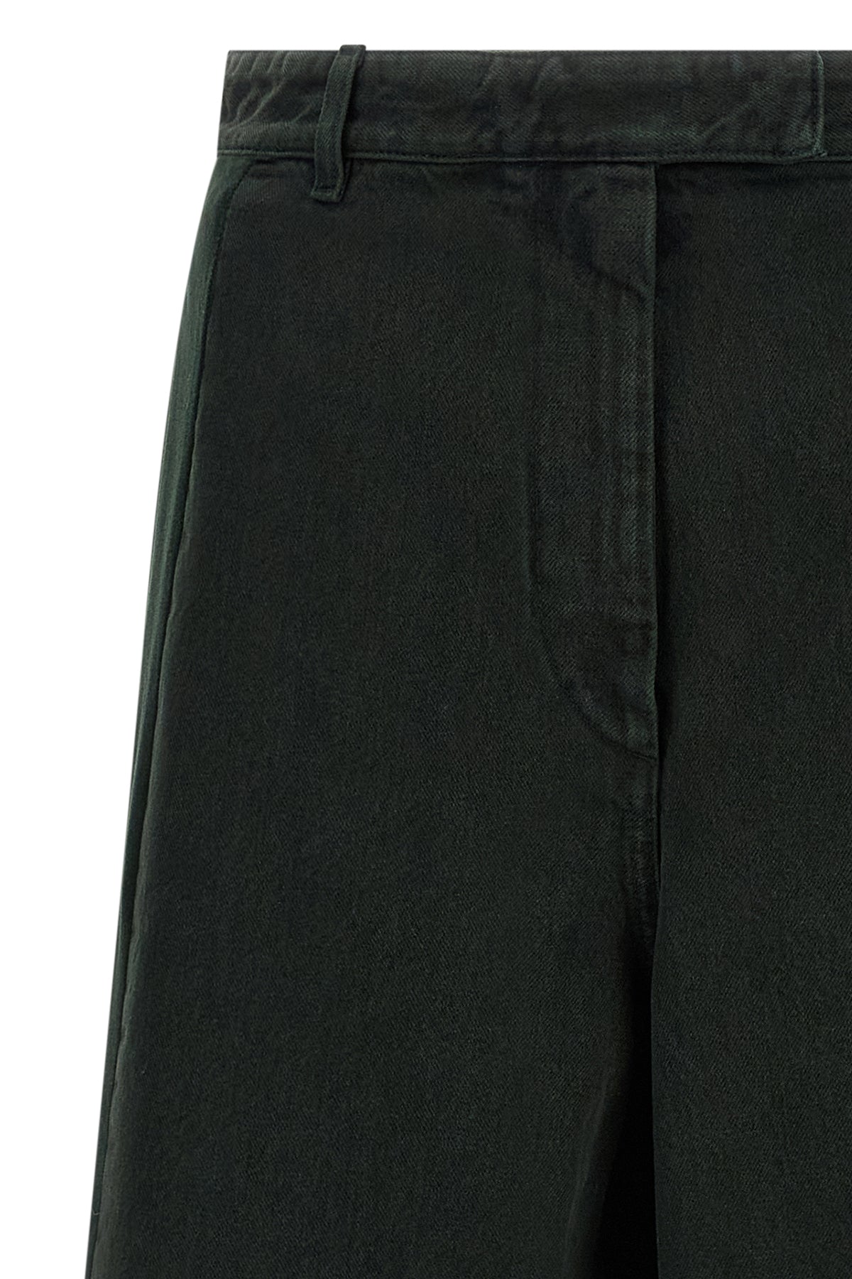 garment-dyed cotton denim jeans