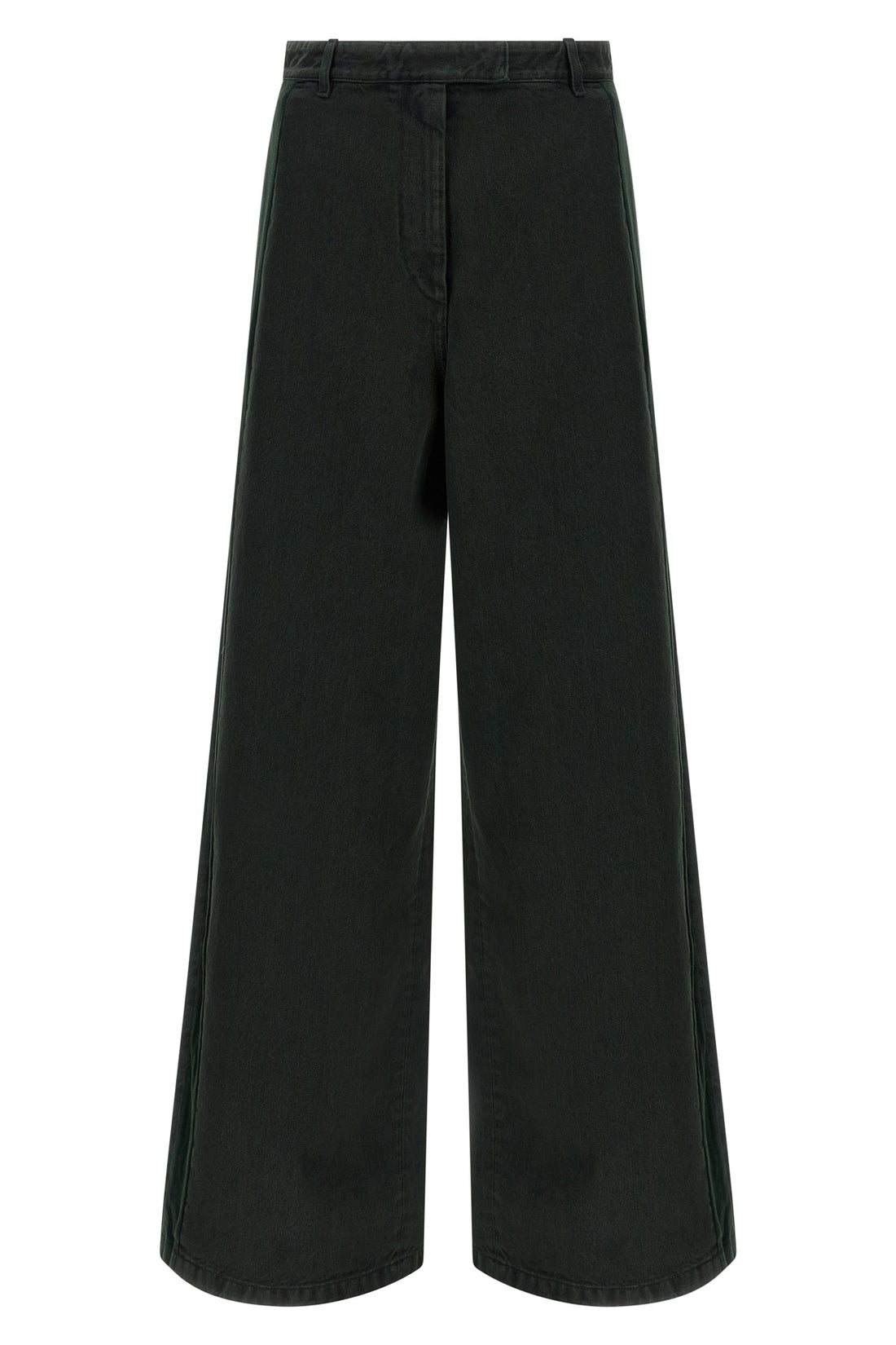 DRIES VAN NOTEN 38 garment-dyed cotton denim jeans