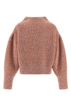 teubina two-tone knitted wool and alpaca sweater