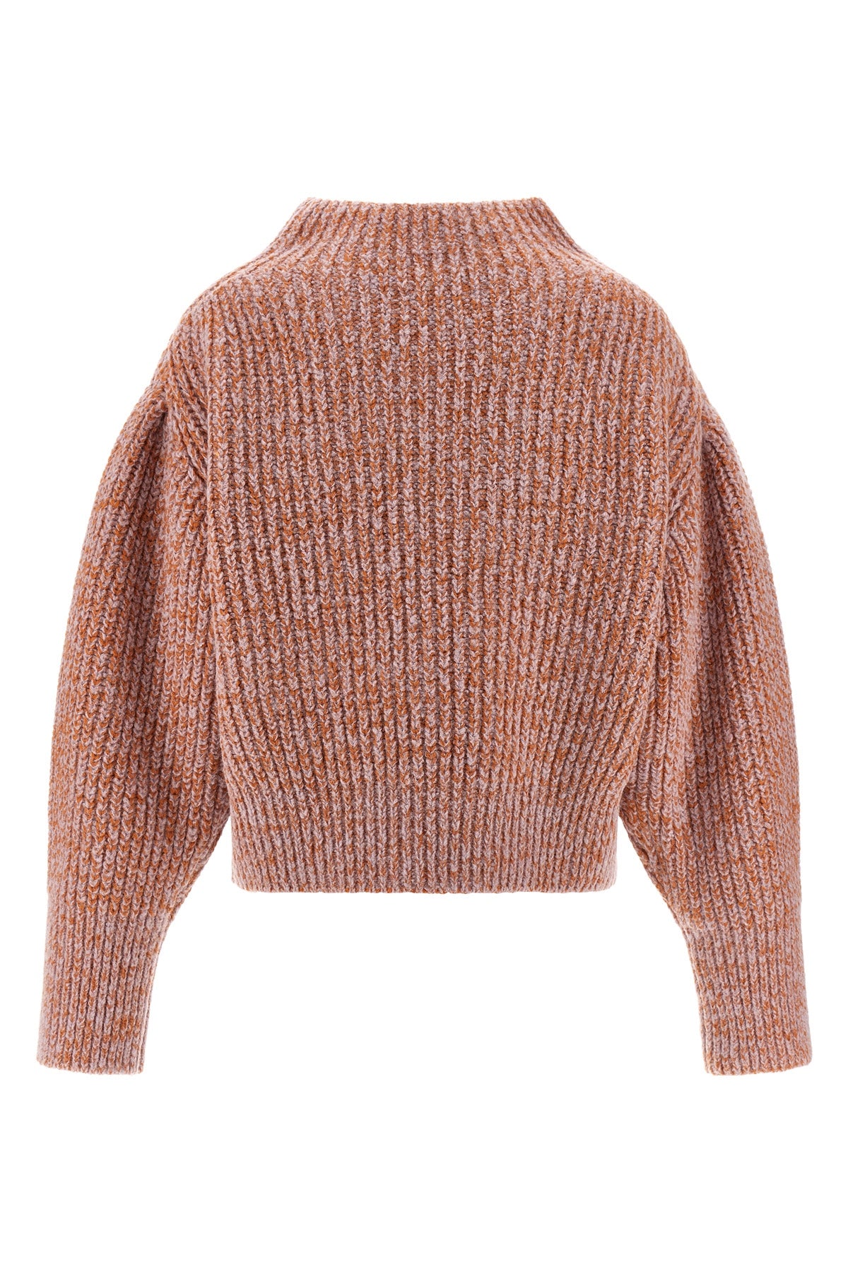 teubina two-tone knitted wool and alpaca sweater
