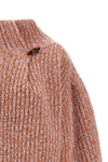 teubina two-tone knitted wool and alpaca sweater