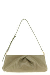 large crisp craquelé leather clutch