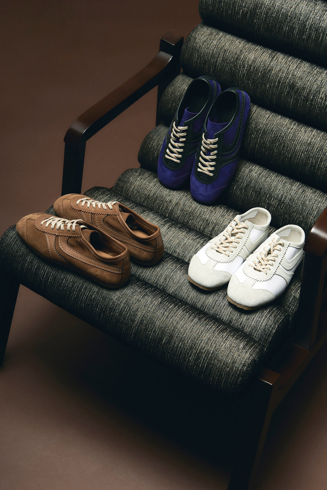 DRIES VAN NOTEN 41 suede sneakers