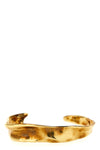 embroidered cuff brass and resin bangle