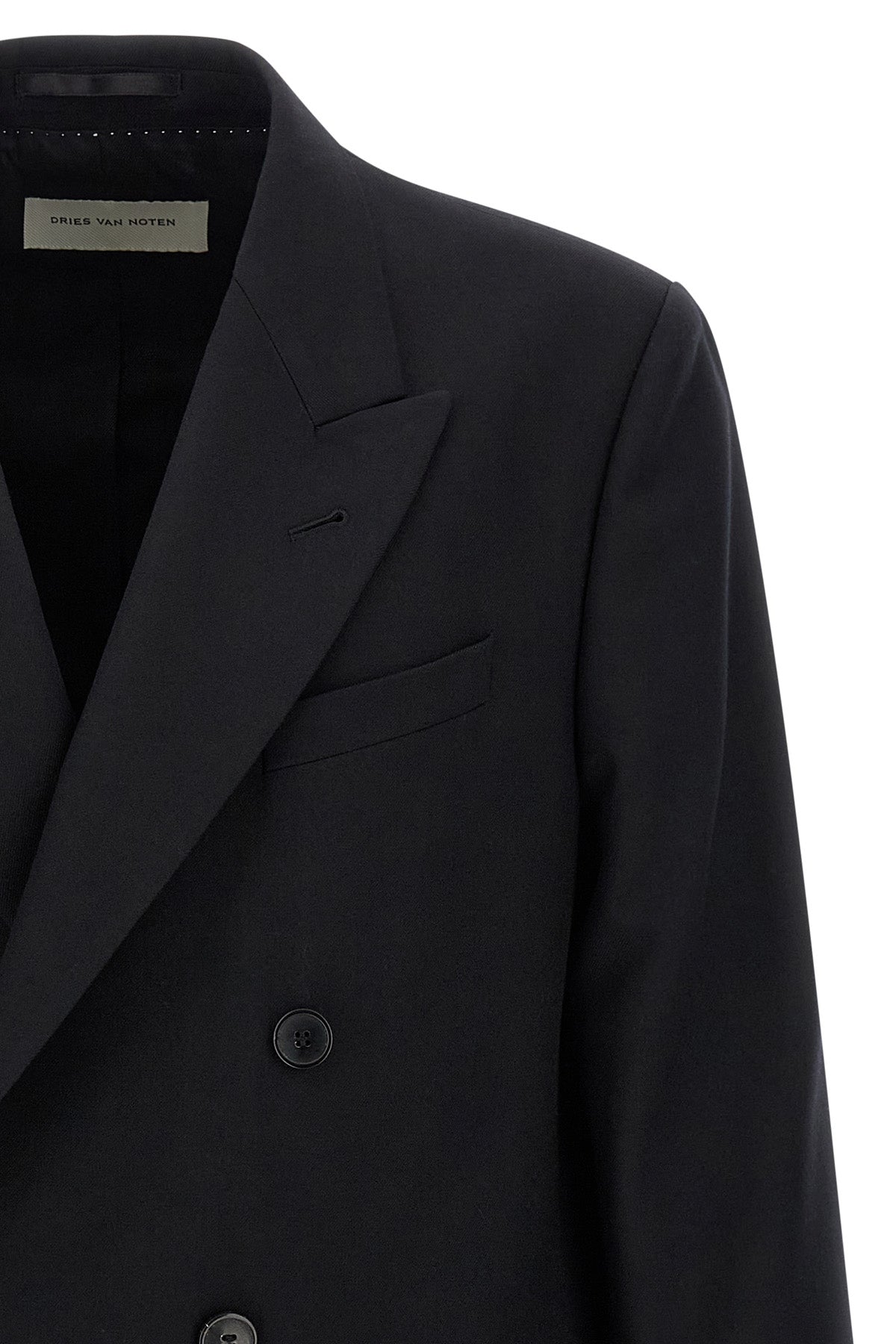 buforden double-breasted wool blazer