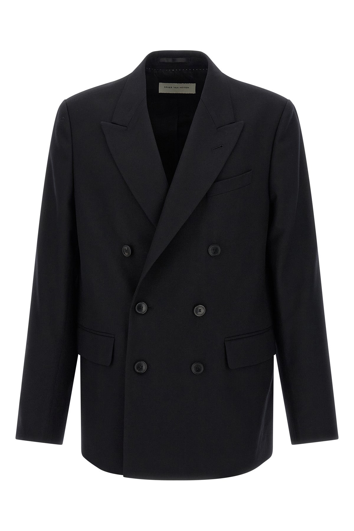 buforden double-breasted wool blazer