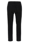 sada high waist crop jeans in garment-dyed cotton denim