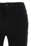 sada high waist crop jeans in garment-dyed cotton denim