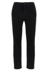 sada high waist crop jeans in garment-dyed cotton denim
