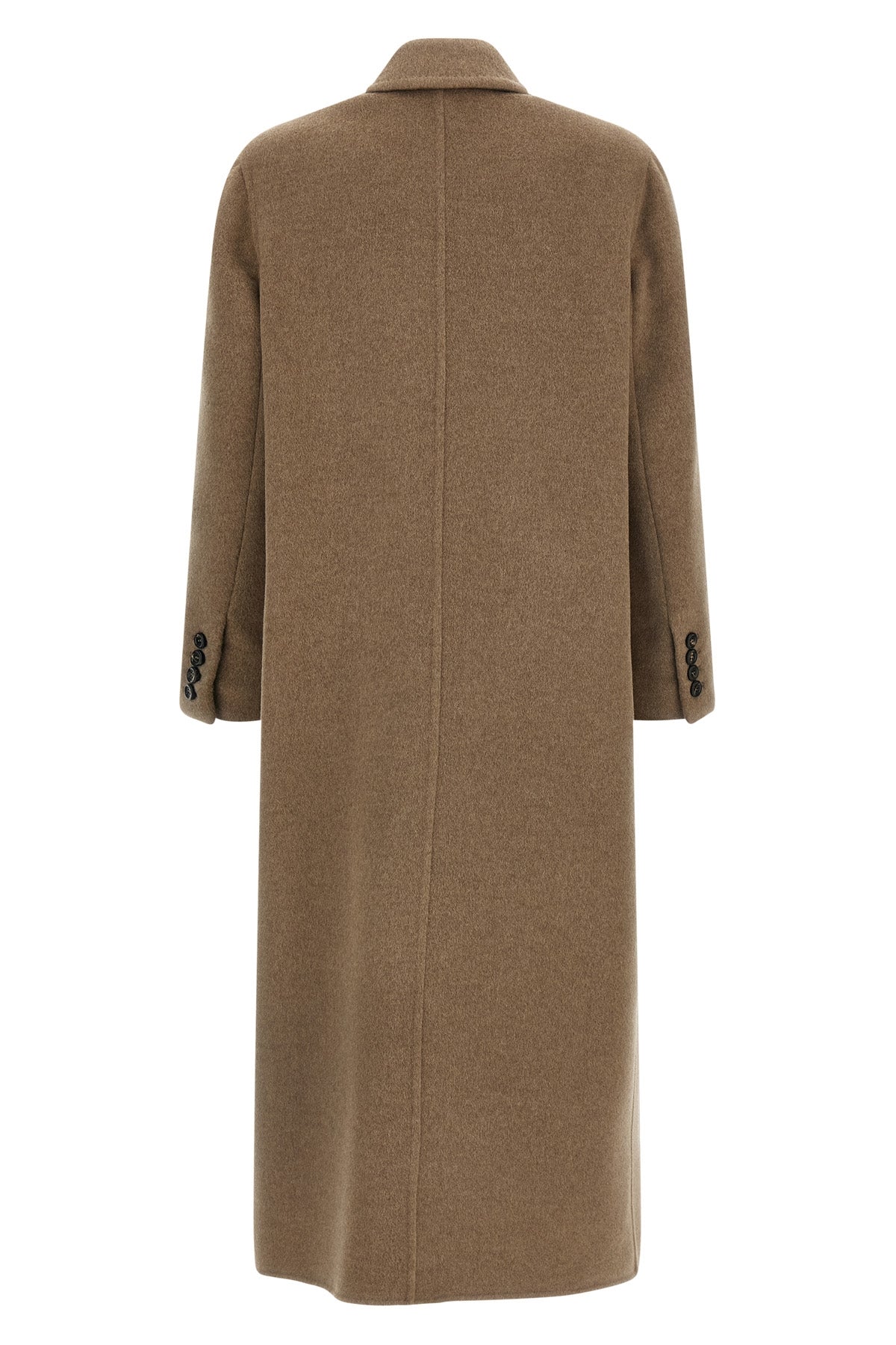 armonia1234 long coat in pure cashmere double drap