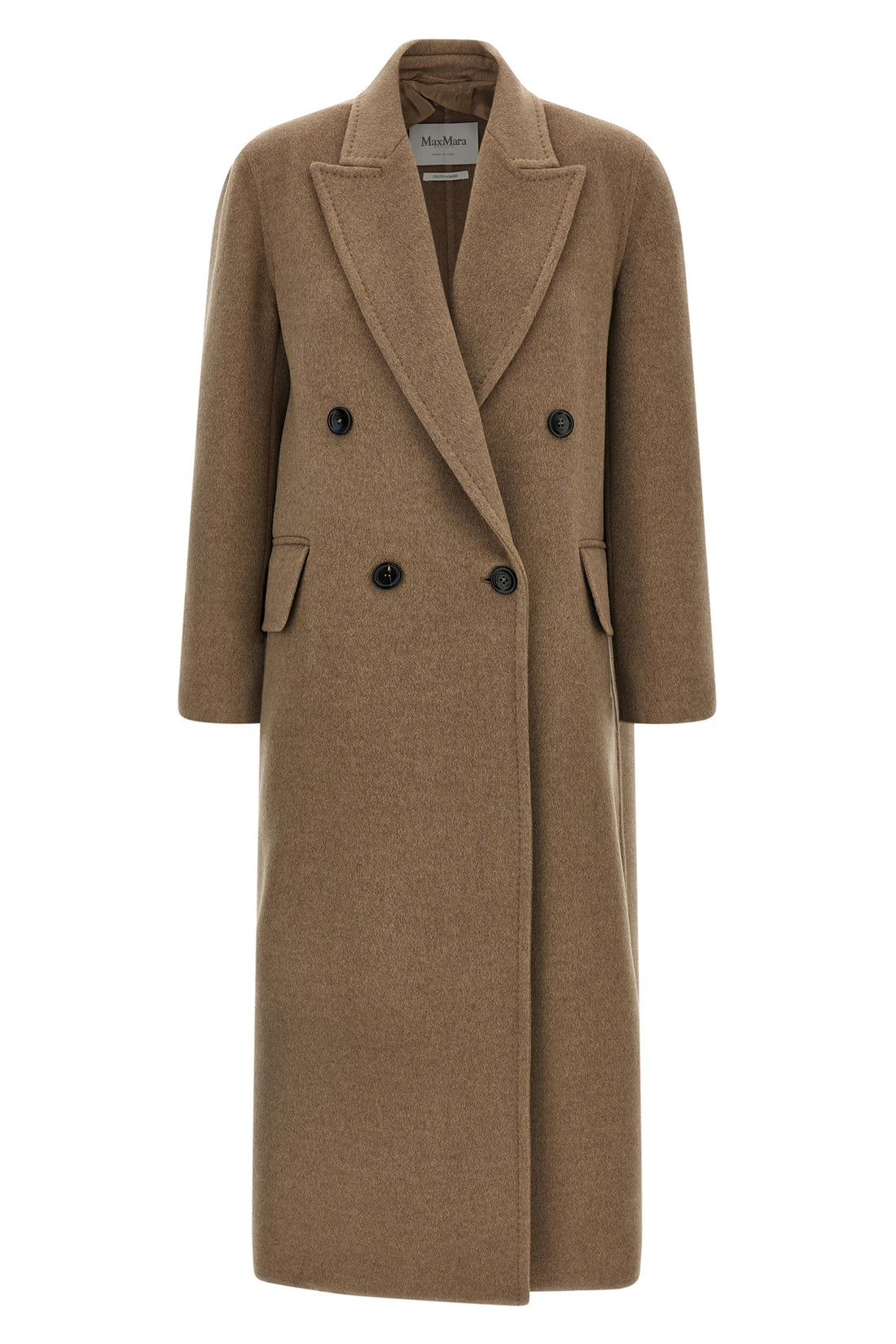 MAX MARA 38 armonia1234 long coat in pure cashmere double drap