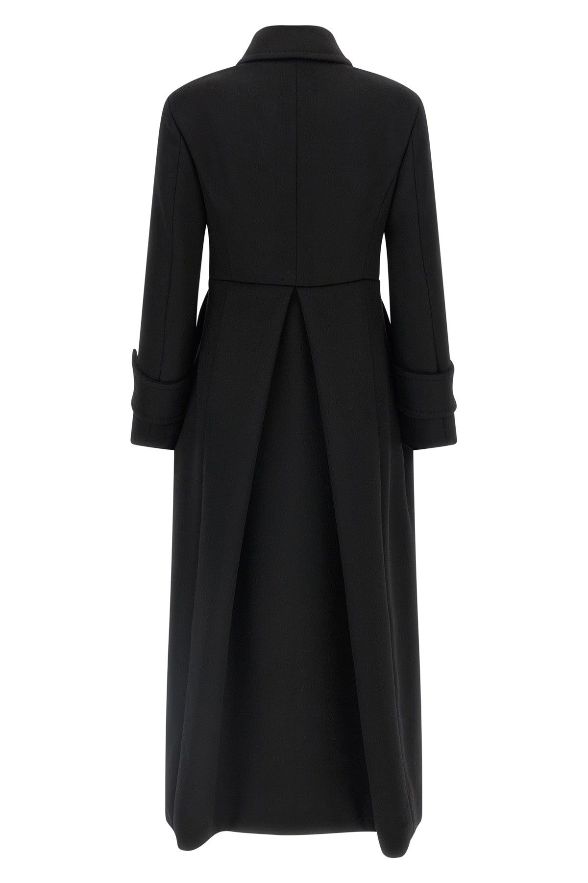 beati1234 long coat in double drap of baby camel