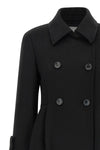 beati1234 long coat in double drap of baby camel