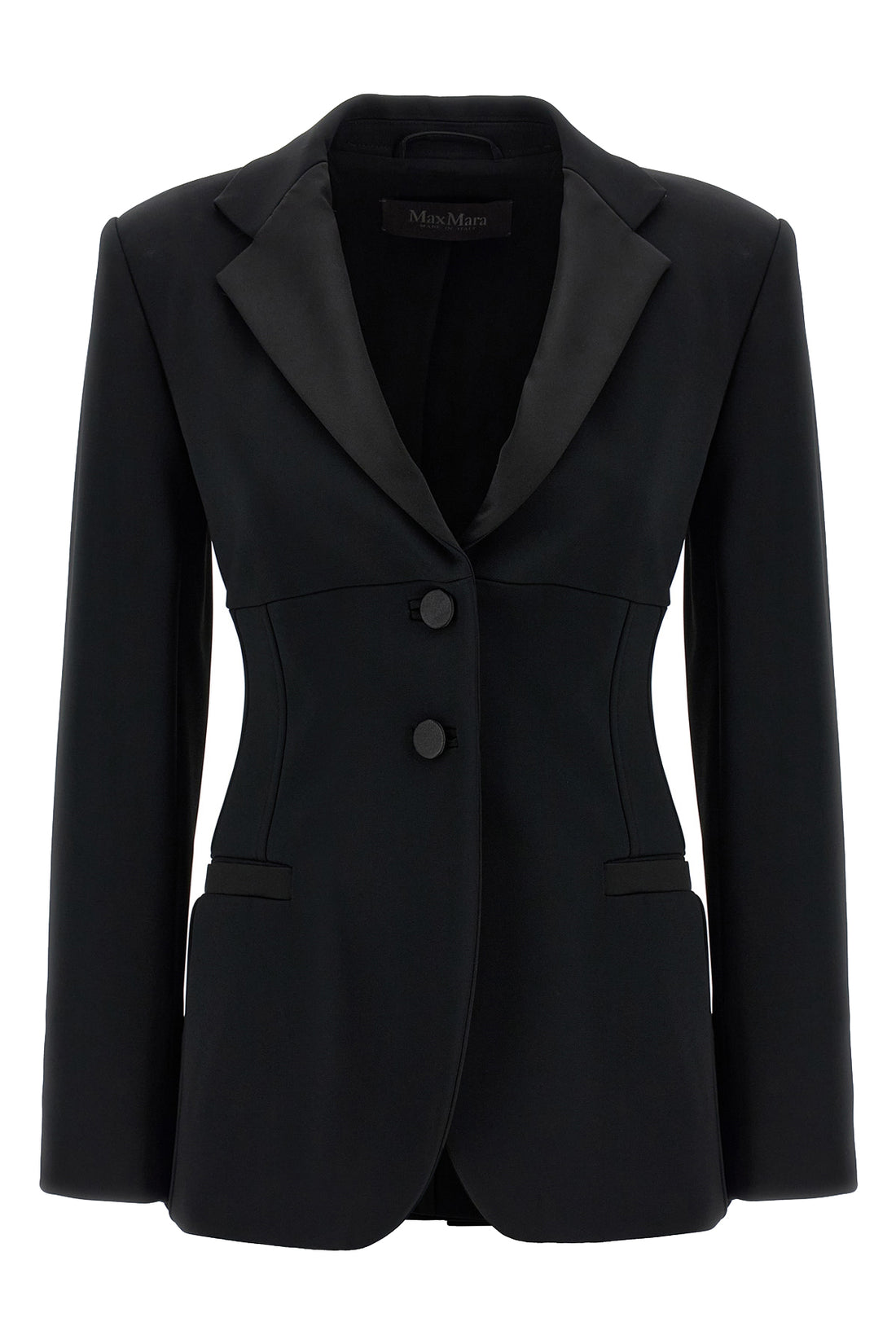 MAX MARA 38 oreste stretch viscose blazer