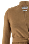 harold blazer in pure camel double drap finished