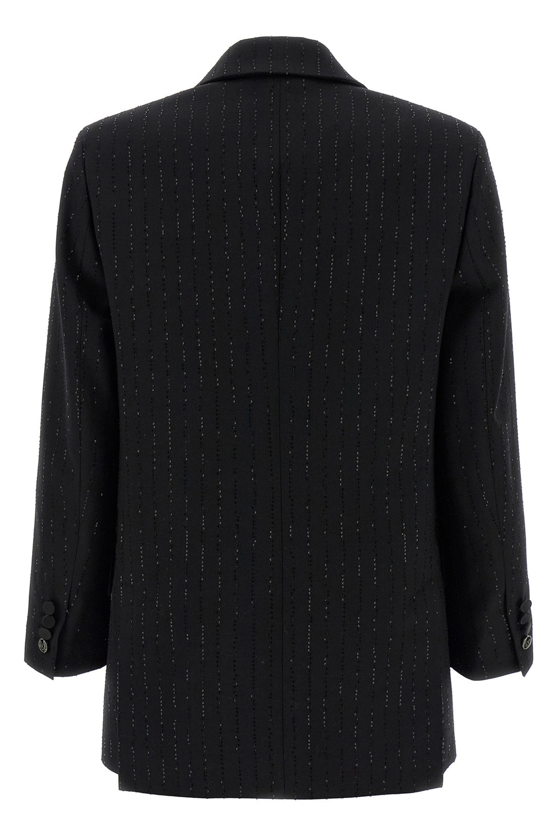 MAX MARA 38 appia double-breasted blazer in wool sail