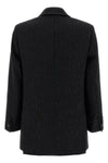 appia double-breasted blazer in wool sail