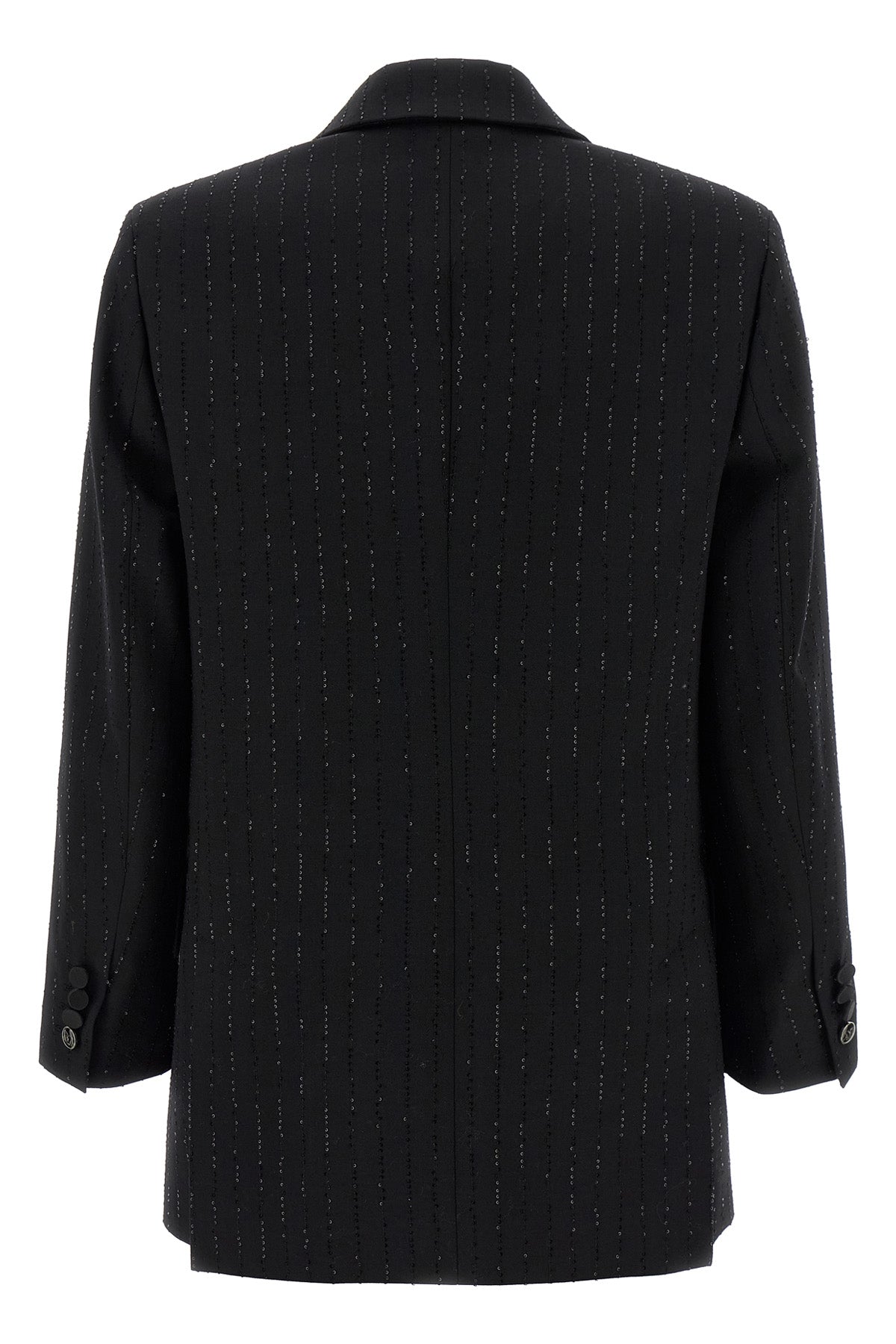 appia double-breasted blazer in wool sail